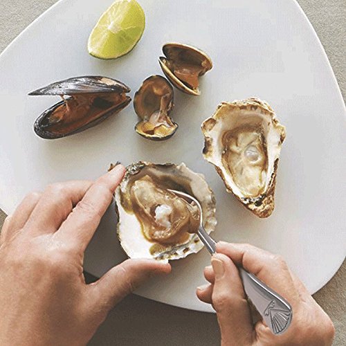 Specialty Oyster Forks Set of 6 Stainless steel 18/10 Center fork