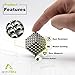 ArchiTEKs Magnetic Balls, Magnetic Cube (216pc, 5mm Balls), Fits Perfectly in Your Hands, Great for an Office Toy , Stress Relief for Adults, and Hanging Photos on Refrigerator.