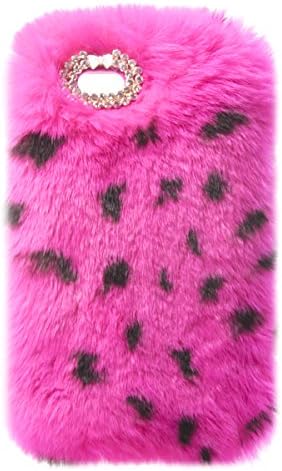 ZTE Obsidian Case, ZTE Z820 Case,Kircher Soft Rex Rabbit Fur Fluffy Plush Back Case For ZTE Obsidian/Z820