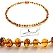 Amber Crown Baltic Amber Teething Necklace - Baroque Style Original Amber Color