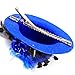 Anleolife Mini Top Hat 5pcs/lot Fascinators For Party Birthday Church Hair Clip Pets Poodles Top Hats Cat