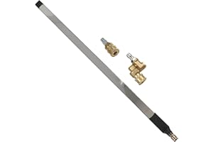 Portable Radiator Cleaning Tool 4500 PSI for Car Radiator Flush Cleaner with 60cm Length and 180° Rotating Connector Compatib