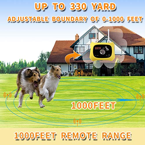 JUSTPET Wireless Dog Fence Containment Pet System, Dual Antenna More