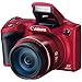 Canon Powershot SX400 is 16.0 MP Digital Camera with 30x Optical Zoom and 720p HD Video (Red)