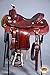 HILASON 16″ Big King Western Leather Ranch Roping Cowboy Saddle Mahoganythumb 3