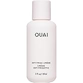 OUAI Anti Frizz Cream Travel Size - Moisturizing Hair Cream with Frizz Control & Heat Protection - Provides Hydration with Jackfruit & Beetroot Extract - Paraben, Phthalate & Sulfate Free (3 oz)