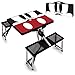 Disney Classics Mickey Mouse Portable Folding Picnic Table with Seating for 4, Blackthumb 2