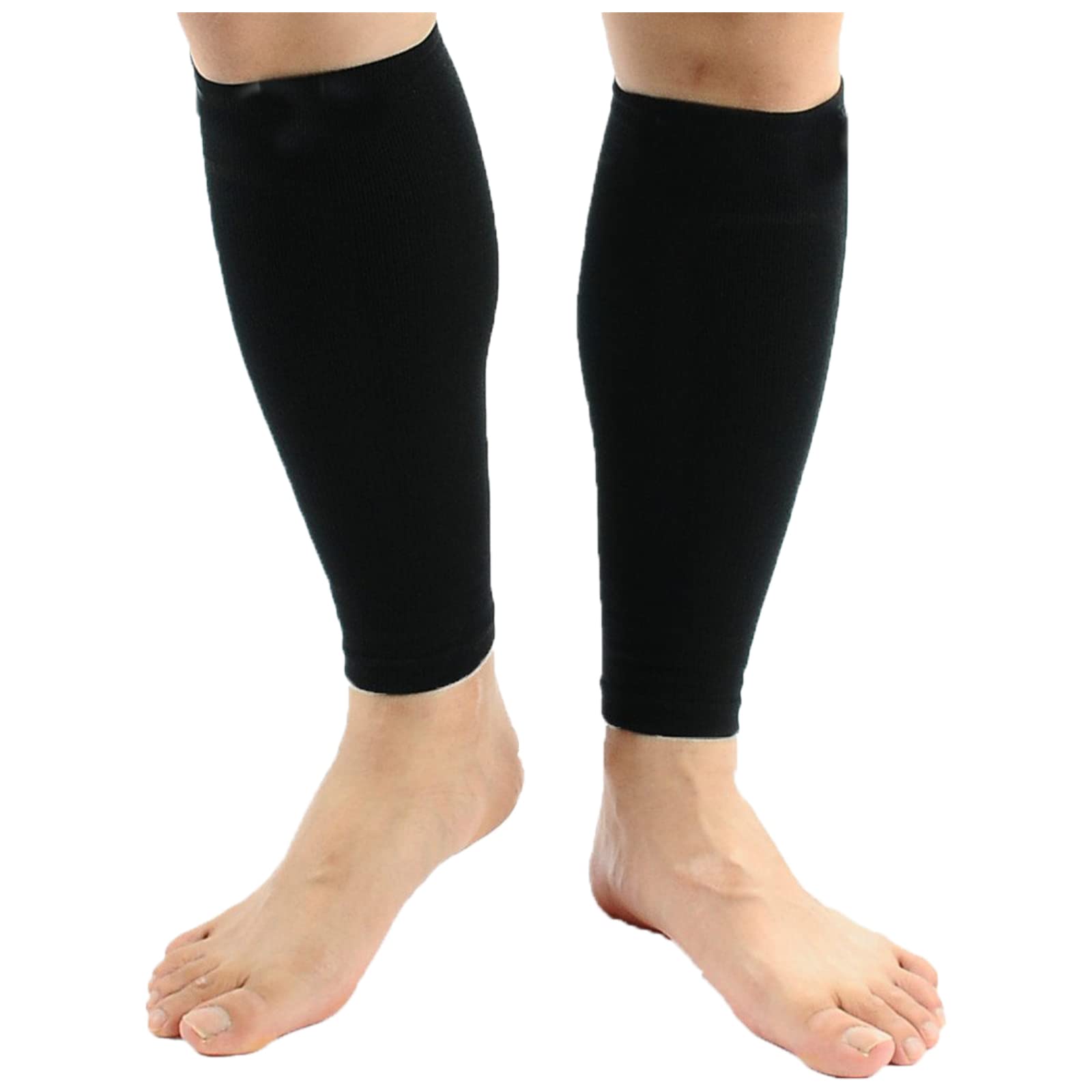 Wide Plus Size Calf Compression Socks Sleeves Circulation Compression Long Legs Sleeves Calf Muscle Compression Sleeve for Women Men Calf Braces Splints Supports Running Calf Leg Compression Sleeve