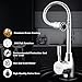 Baban Kitchen Faucet- 360 Degree Swivel Modern Stainless Steel Kitchen Sink Faucet with 720° Universal Single Handle, Hot and Cold Mixer Chrome Plated Bar Sink Faucet One Hole Installation