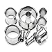 Tunnels Plugs Surgical Steel Double Flared Flesh Tunnels 2 Pieces from 10 Gauge - 22mm - Choose your Size