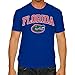 Campus Colors NCAA Adult Gameday Cotton T-Shirt - Premium Quality - Semi-Fitted Style - Officially Licensed Product (Florida Gators - Royal, X-Large)