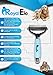 Professional Grade Dematting Comb for Cats & Dogs | 2 Sided Pet Grooming Tool with Round Blades | Easy Removal of Undercoat Mats & Tangles | Safe Massaging Rake | No More Shedding Hair