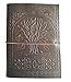 Sacred Oak Tree Leather Blank Book