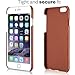 KAVAJ iPhone 6S/6 Case Cover Leather Tokyo Cognac Brown - Genuine Leather Back Cover with Business Card Holder. Slim Fit Back Cover As Premium Accessory for Original Apple iPhone Doubles As A Wallet