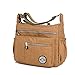 TianHengYi Womens Lightweight Nylon Cross-body Shoulder Bag Casual Messenger Bag with Zipper Pockets