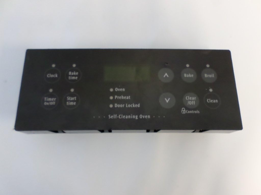 Frigidaire Range 316418200 Control Board with 316419103 Black Overlay