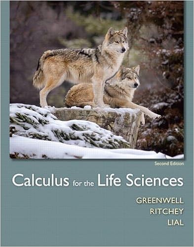 Calculus For The Life Sciences Text