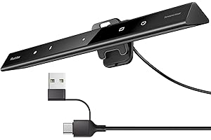 Quntis Laptop Monitor Light Bar, USB Powered Screen Lamp Monitor Light Bar for Eyes Care，Auto-Dimming and Hue Adjustment Lapt