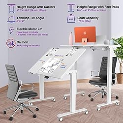 AVLT 50" Electric Standing Desk with Tilting