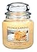 Village Candle Maple Butter 16 oz Glass Jar Scented Candle, Notes of Maple, Vanilla, Butter, Honey, Sugar, Featuring Dual Wick, Medium