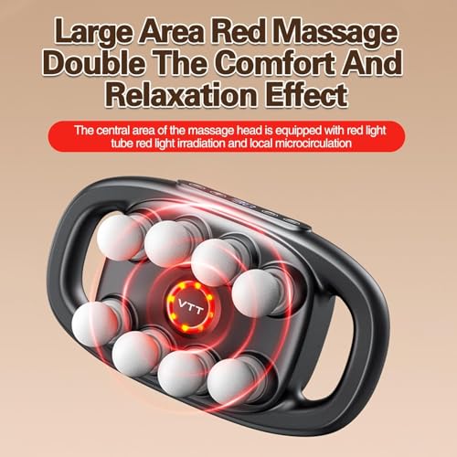 BOOM Massage Gun, Handheld Electric Muscle Massager Gun, 8 Heads 3 Modes, Full Body Massager for Pain Relief, Back, Legs, Neck, جهاز مساج Gifts for Families and Friends