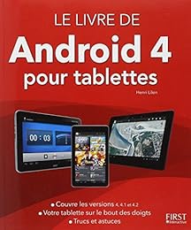 Le  livre d'Android pour tablettes