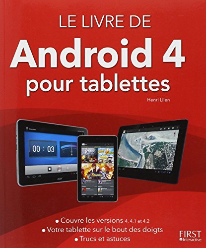 Le  livre d'Android pour tablettes