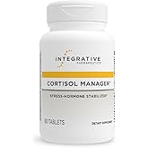 Integrative Therapeutics Cortisol Manager - Balance Cortisol & Support Relaxation for Restful Sleep* - Includes Ashwagandha & L-Theanine for Confidence with Less Stress* - 90 Tablets (45 Servings)