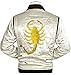 The American Fashion Men's Drive Jacket with Golden Scorpion - Ryan Gosling Famous Scorpion Jacket For Drive Lovers