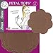 Braza Petal Tops - Disposable Nipple Covers -Cocoa,One Size