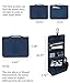 Mooxury Toiletry Bag Multifunction Cosmetic Bags Waterproof Makeup Pouch Portable Travel Organizer Bag with Hanging Hook for Men Women Girls Vacation - Navy Blue