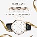 Men's Quartz Watch, Aposon Fashion Classic Business Analog Wrist Watch Casual Dress Leather Watches - Black