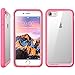 SUPCASE Unicorn Beetle Style Case for iPhone SE 3 (2022), iPhone SE 2020, iPhone 7, iPhone 8, Premium Hybrid Protective Clear Case (Pink)