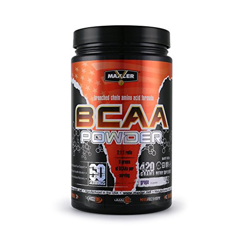MAXLER BCAA Powder, Grape, 60 Servings