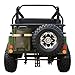 X-Pro 125cc Go Kart Dune Buggy 125cc Jeep Go Kart Mini Jeep Adult Jeep Kart Army Style Gokart (Dark Green)