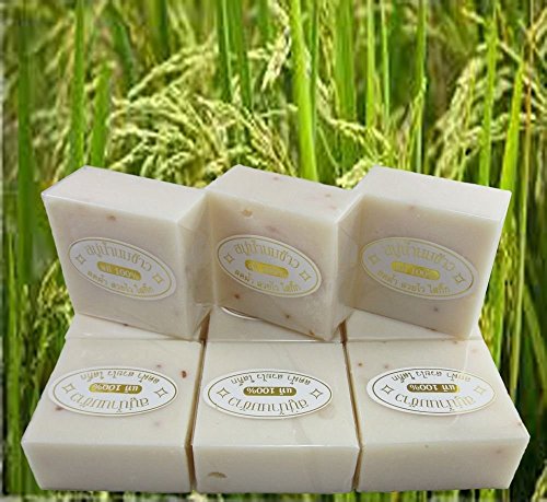 12 Bars - Pure Milky Jasmine Rice Milk & Pearl Soap 65g per Bar - Thumbnail 2