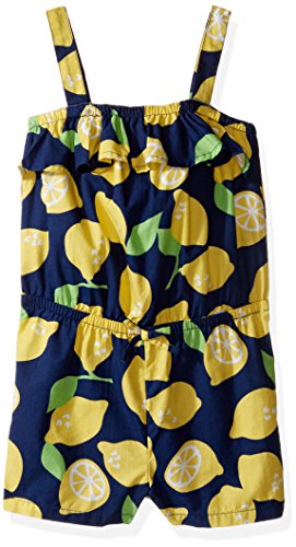 The Children's Place Baby Girls' Sweet Li'l Lemon Roper, Bluecanvas, 18-24 Months