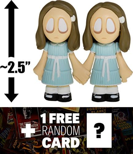 The Grady Twins (The Shining): ~2.5" Horror Classics x Funko Mystery Minis Vinyl Mini-Figure Series #3 + 1 FREE Horror Movie Trading Card Bundle [RARE] (108447)