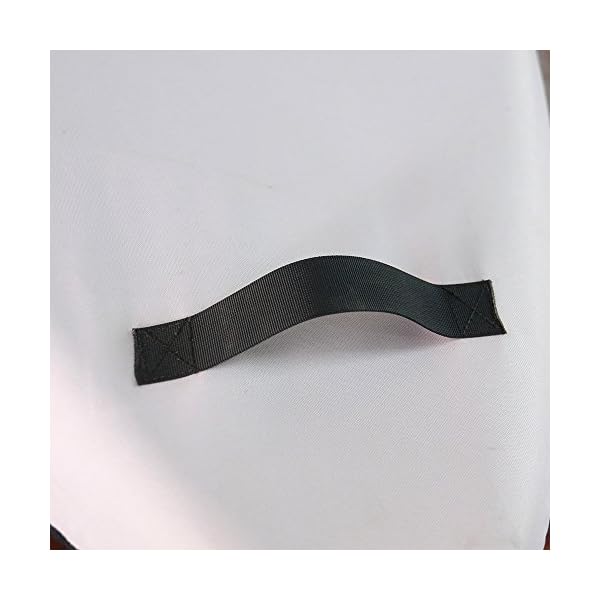 MSC-NEW-DESIGN-Heavy-duty-GreyBlack-Two-tone-Adjustable-CanoeKayak-Cover-Fits-most-sizes-Extra-strap-for-snug-fit-whand-strap-for-easy-move