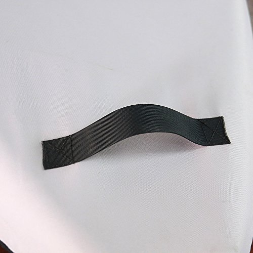 image for MSC 300D Grey/Black Two-Tone Adjustable Canoe/Kayak Cover (Fits up to 