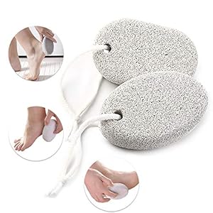 Natural-Pumice-Stone-for-Feet-2-PCS-Phogary-Lava-Pedicure-Tools-Hard-Skin-Callus-Remover-for-Feet-and-Hands-Natural-Foot-File-Exfoliation-to-Remove-Dead-Skin Natural Pumice Stone for Feet 2 PCS, PHOGARY Lava Pedicure Tools Hard Skin Callus Remover for Feet and Hands - Natural…