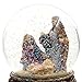 Christmas Musical Snow Globe Holy Family Polystone Water Glass Snow Globe Glitterdome for Holiday Decoration (Nativity)