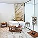 Cambridge Casual Superior Indonesian Teak Estate Bath Shelves, Corner Shelf, Weathered Gray