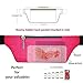 Fitter's Niche Slim Fanny Pack - Water Resistant Waist Bag with 3 Pockets, Adjustable Elastic Belt, and 6.5inch Phone Compatibility - Lightweight and Discreet for Travel, Sports and Outdoor Adventures