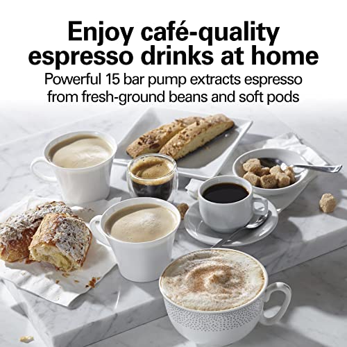 Hamilton Beach 15 Bar Espresso Machine, Cappuccino, Mocha, & Latte