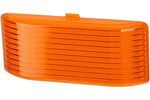 LASUROA Replacement Lens Parts for RV Exterior Porch Light, Plastic Trailer Light Lens Camper Outside Lights Cover Accessories Compatible with BARGMAN 34-78-517,515, 522 (Orange)