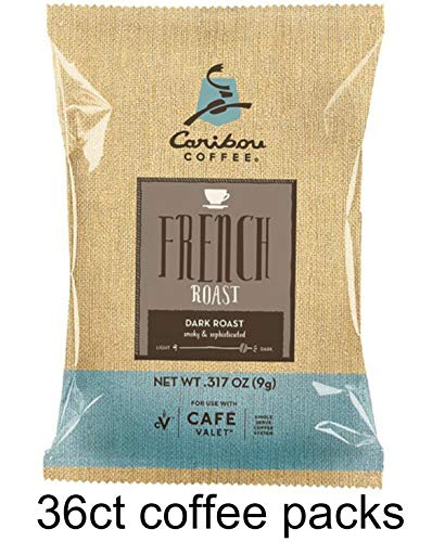 Caribou Coffee French Roast Regular One-Cup Coffee Filter Packs with Disposable Brew Basket for use with Café Valet Single-Serve Brewers 36 Count CT - Thumbnail 3
