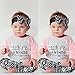 Baby Girl 3PCS Outfits Set,YJM Toddler Baby Kids Girls Clothes T-shirt Pants Leggings Headband (3T, White)