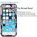 iPhone 6s Case, MagicSky [Shock Absorption] Hybrid Dual Layer Armor Defender Protective Case Cover for iPhone 6 (2014)/6s (2015) - Black/Flower2