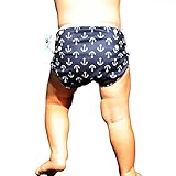Reusable Swim Diaper Baby & Toddler Girls & Boys (Adjusts 0-36lbs) Huge Range!
